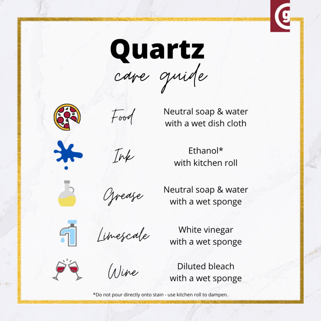Quartz care guide Cambrian Granite